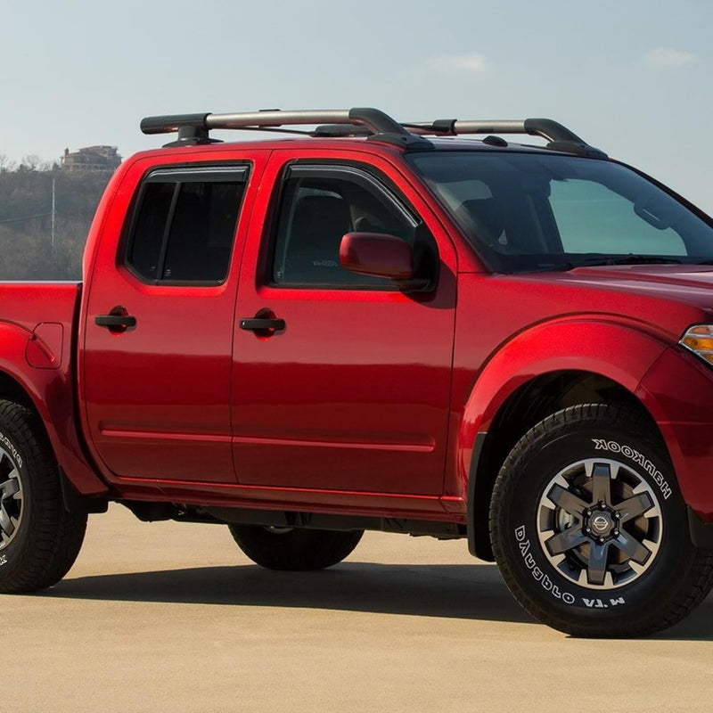 Cxdar Window Visors Rain Guards for 2005-2021 Nissan Frontier Crew Cab, Window Vent Wind Deflectors Shades for 2009-2013 Suzuki Equator Crew - Image 2